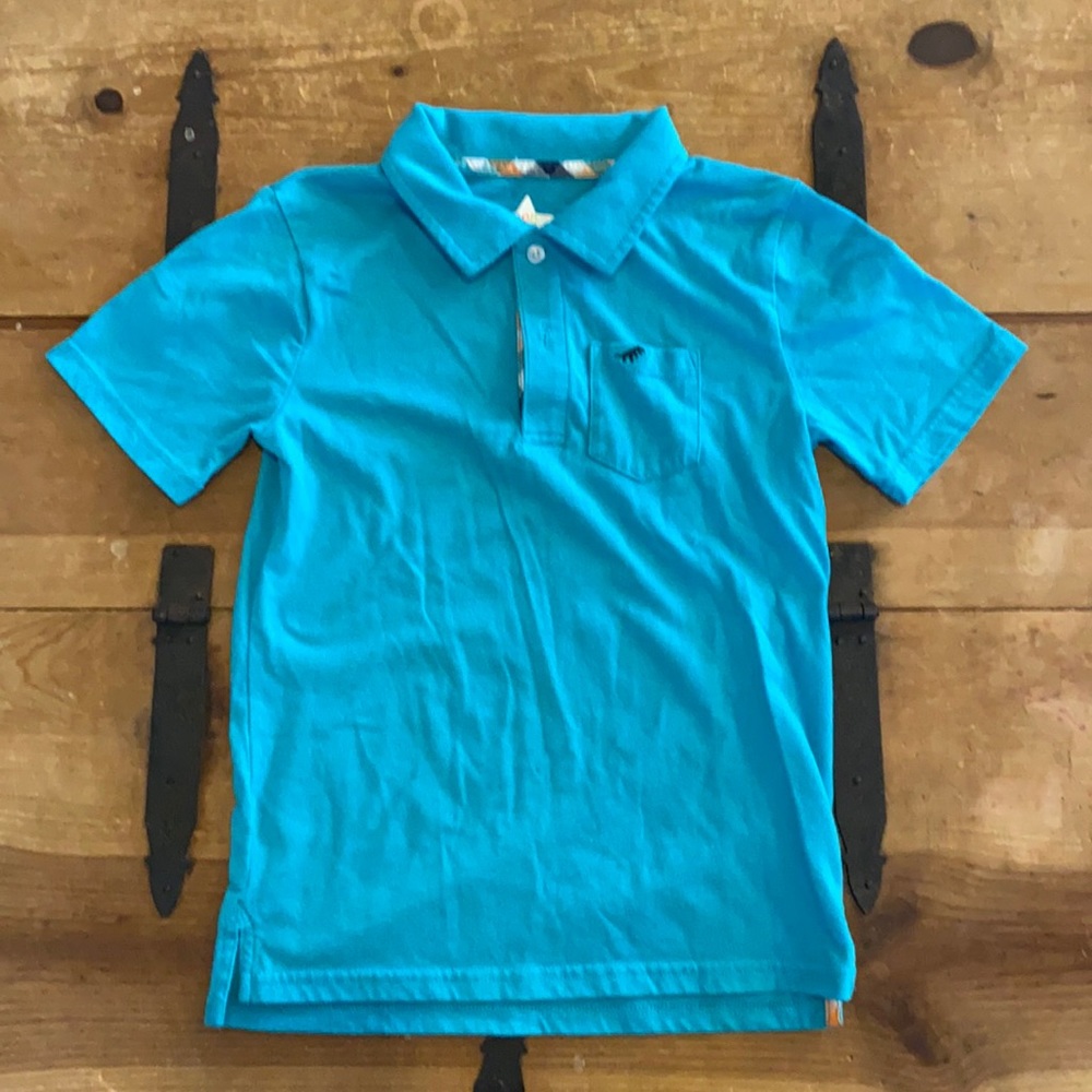 365 Kids by Garanimals Boys Turquoise Polo Shirt